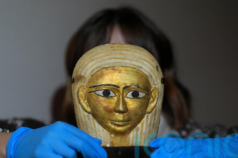 Ancient Egyptian notes and coffin mask to go on display in new exhibition