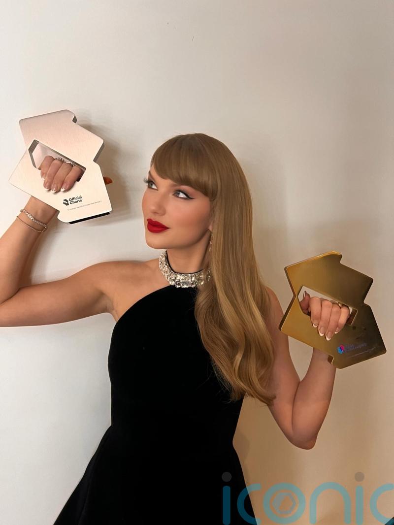 Taylor Swift breaks UK chart records with album The Life Of A Showgirl