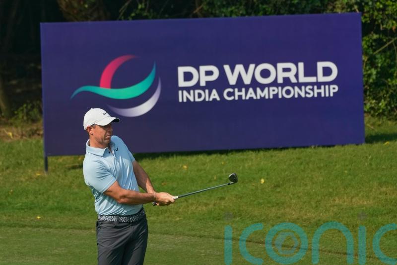 Rory McIlroy sits four off the lead despite leaving driver in clubhouse in India