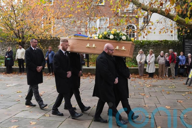 Mourners gather for Keeping Up Appearances star Patricia Routledge’s funeral