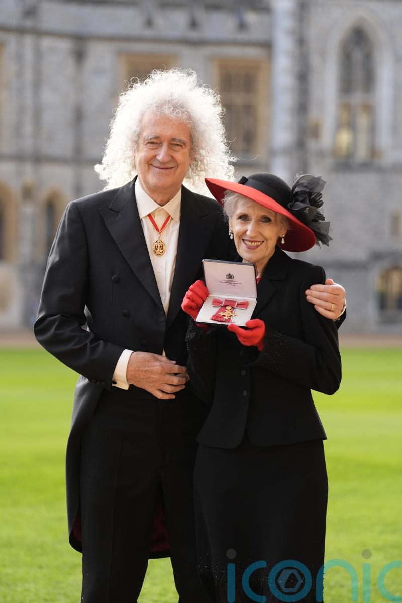 Anita Dobson says it has been ‘a pleasure’ as she is made OBE for charity work