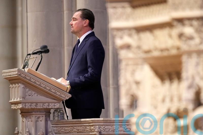 Leonardo DiCaprio honours ‘trailblazer’ Jane Goodall at activist’s funeral