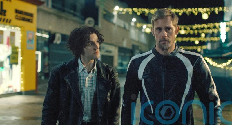 Alexander Skarsgard says new film Pillion is ‘not a conventional gay love story’