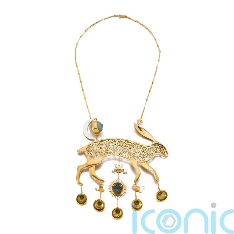 Jewelled golden hare behind picture book Masquerade could sell for £20,000