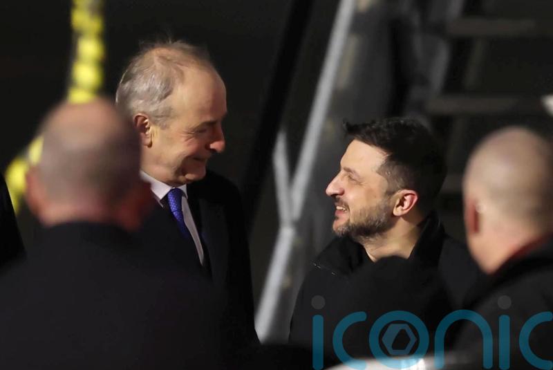 Zelensky to meet Irish president and address parliament during Dublin visit