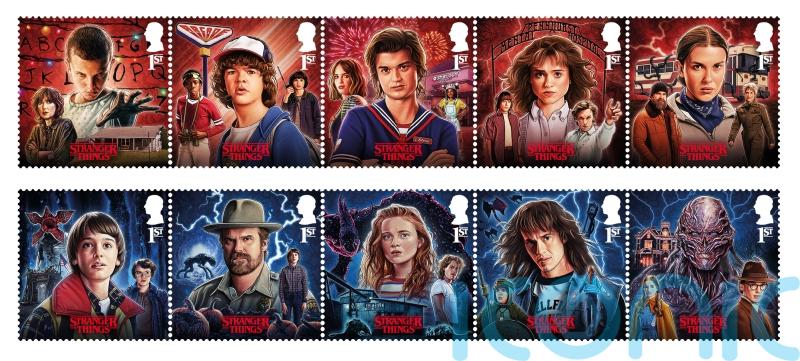 Royal Mail celebrates Stranger Things finale with stamp set