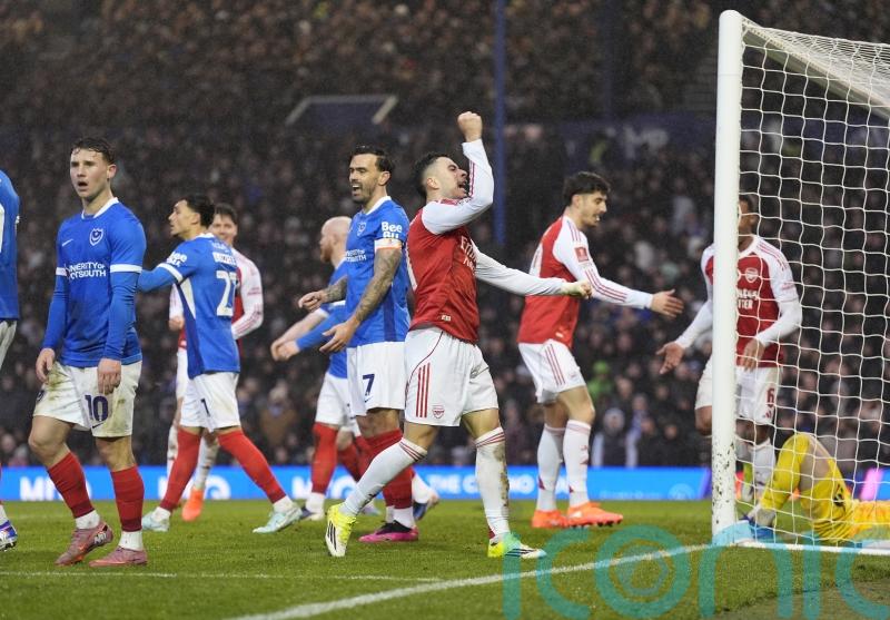 Redemption for Gabriel Martinelli as Arsenal hammer Portsmouth
