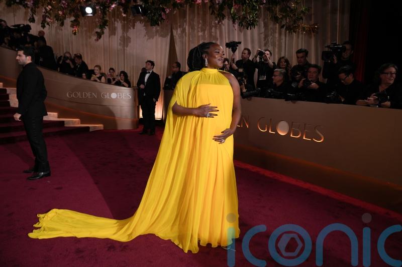 Wunmi Mosaku reveals pregnancy on Golden Globes red carpet