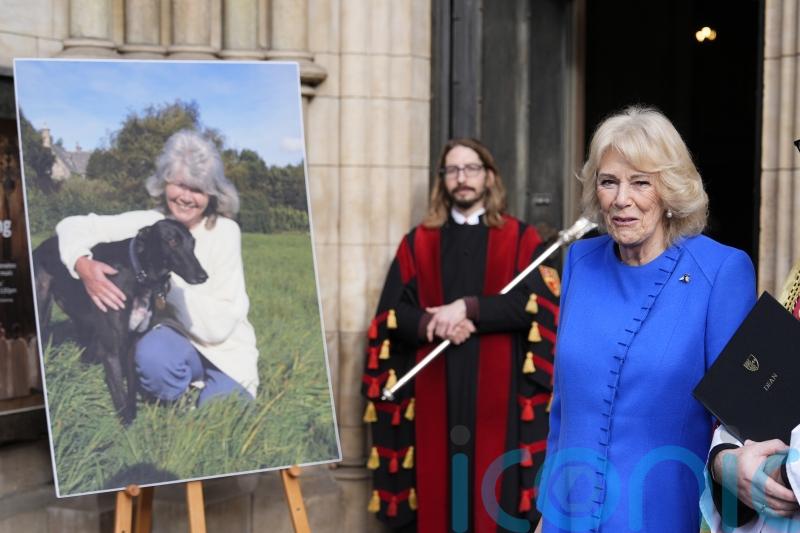 Queen joins Rivals stars to celebrate &lsquo;champagne soul&rsquo; Dame Jilly Cooper