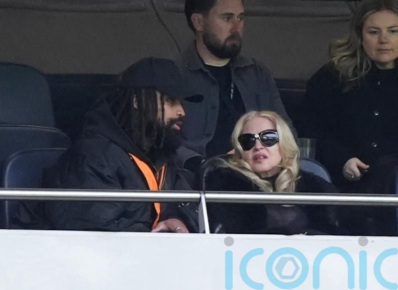 Madonna appears at Tottenham Hotspur Stadium for women&rsquo;s football game