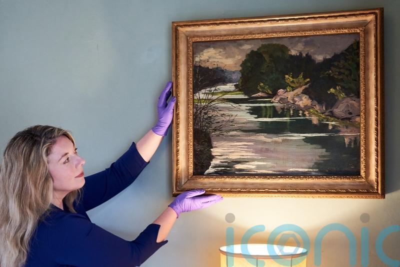 Landscape by Sir Winston Churchill to go on display in UK for first time