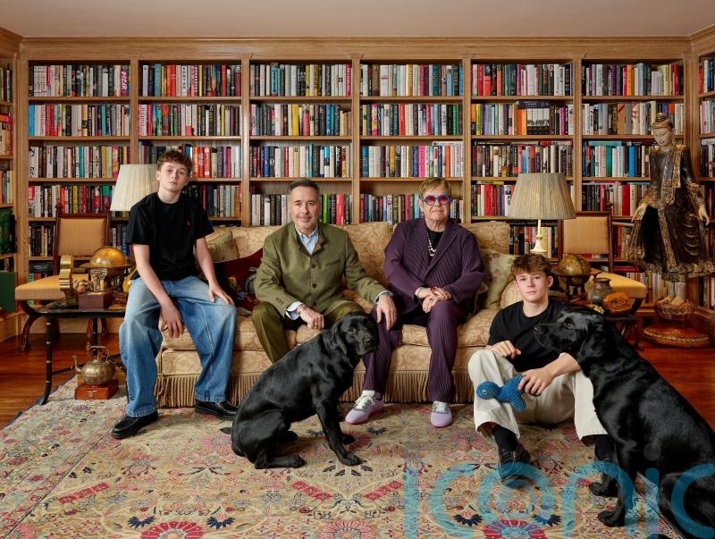 Portrait of Elton John and family goes on display at National Portrait Gallery