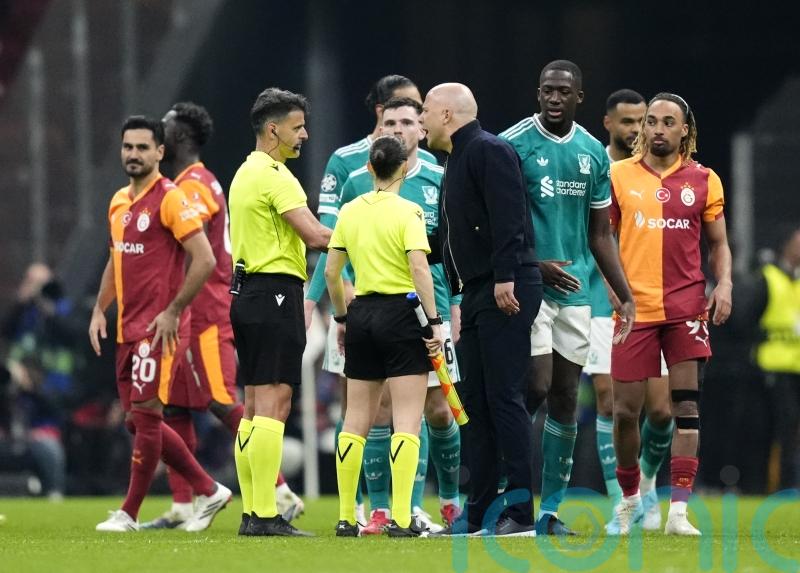 Officials and Liverpool&rsquo;s wastefulness concern Arne Slot in loss to Galatasaray