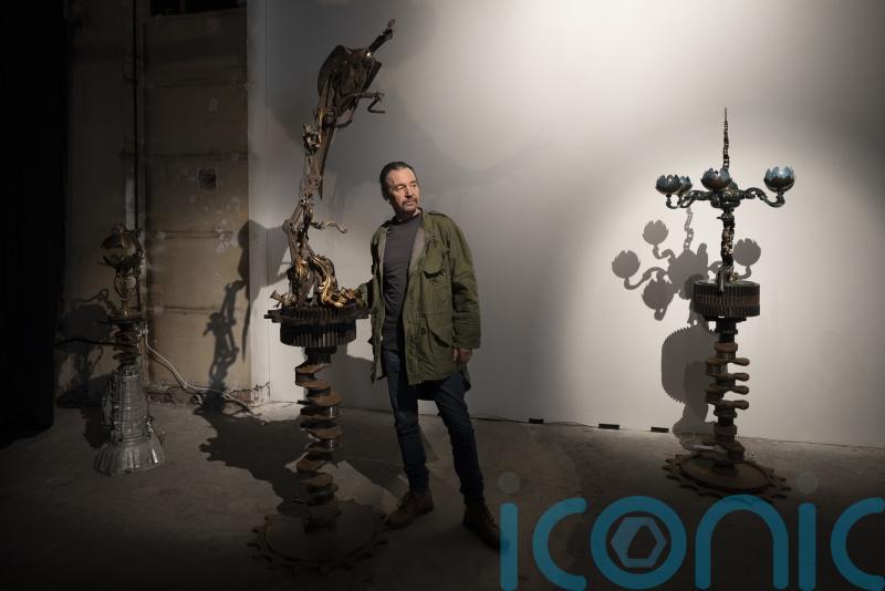 Glastonbury Festival artist unveils exhibition of works made from junk materials