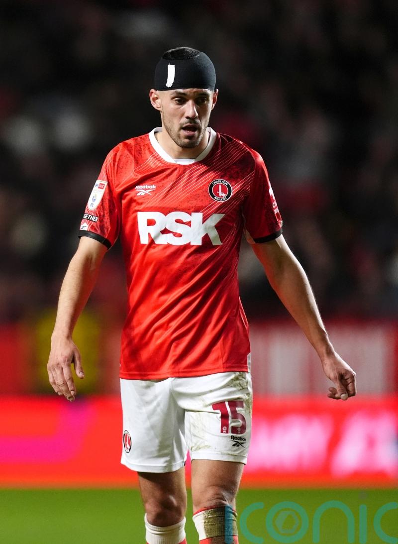 Charlton&rsquo;s Conor Coady taken to hospital after being struck in head by ball